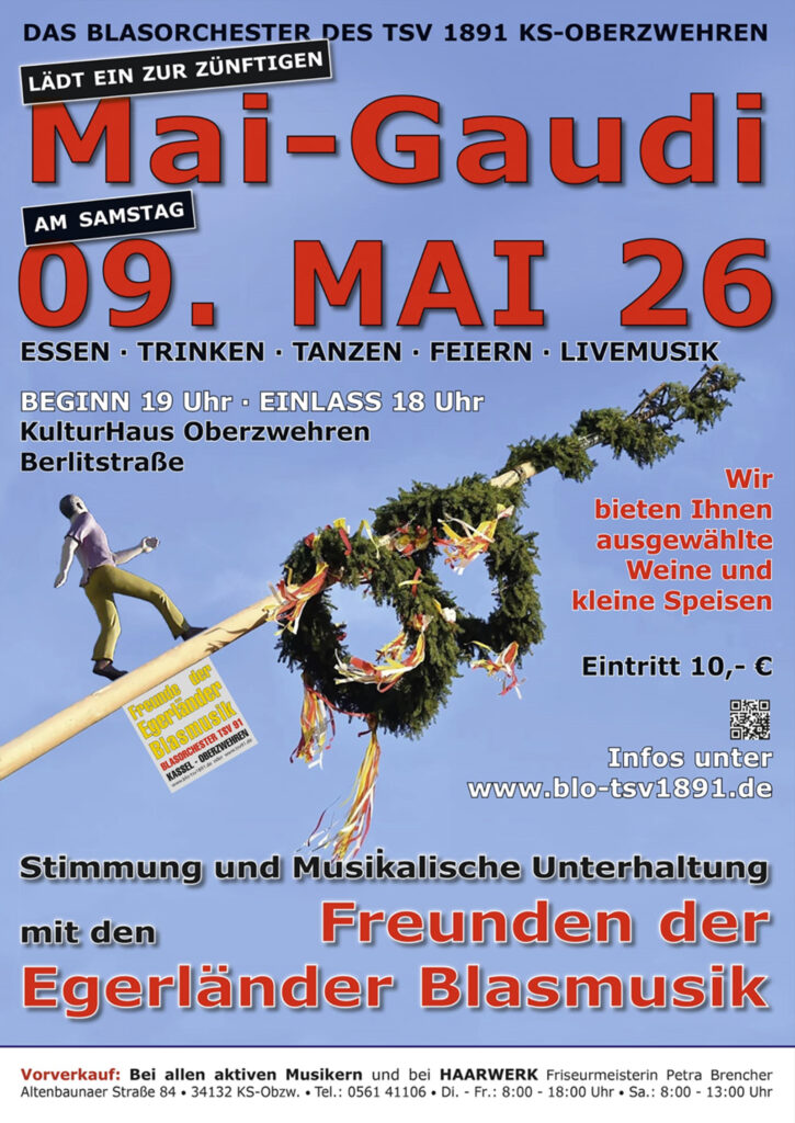 Blasorchester TSV 91 - Mai Gaudi Mai 2026